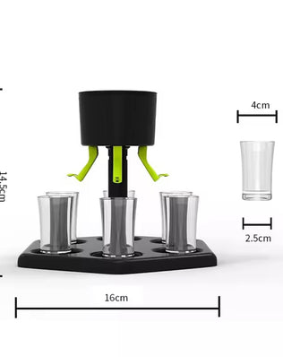 6-Shot Liquor Dispenser for Easy Drink Pouring - Problems Solved
