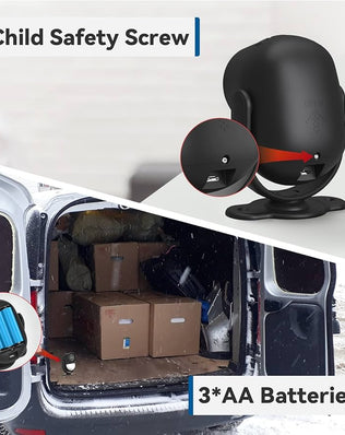 Indoor Motion Sensor Alarm with Siren, Wireless Infrared DIY PIR Motion Detector