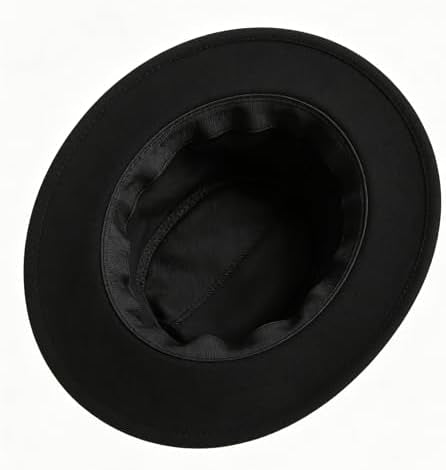 Elegant Fedora Trilby Hat Men Classic Stylish Panama Fedora Hats Vintage Short Brim Jazz