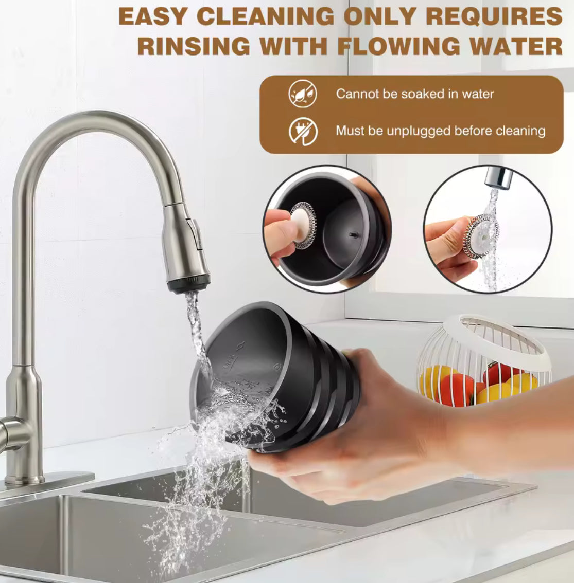 Electric Milk Frother and Steamer Hot Chocolate Machine 400W - Problems Solved