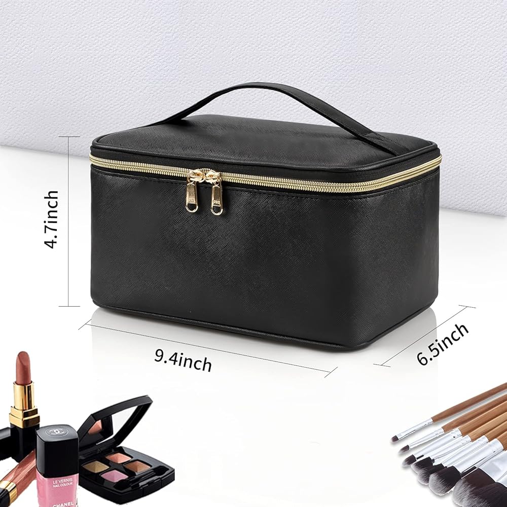 Makeup Bag, Portable Cosmetic Bag, Travel Makeup Case Organiser