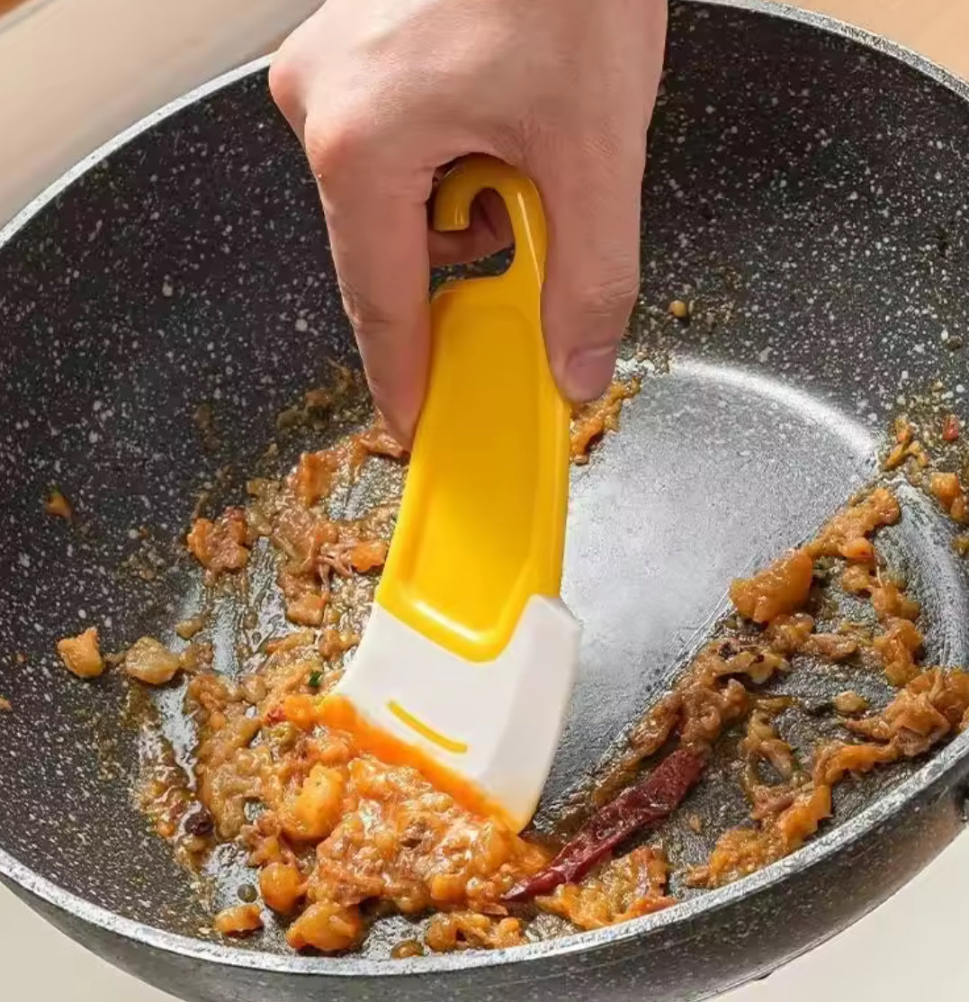Cleaning Spatula Kitchen Scraper Soft Blade Scraper - Problems Solved