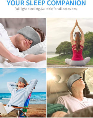 Handmade Cotton Sleep Mask, New Upgrade Light Blocking Sleeping Eye Mask Soft