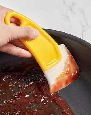Cleaning Spatula Kitchen Scraper Soft Blade Scraper - Problems Solved