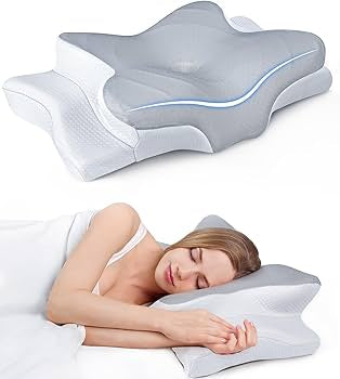 Ultra Pain Relief Cooling Pillow for Neck Support, Adjustable Cervical Pillow Cozy Sleeping