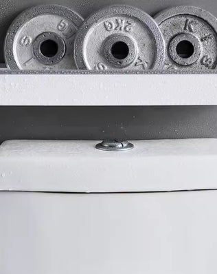 Wall Hanging Toilet Bathroom Storage Cabinet Rack Punch Free - Problems Solved