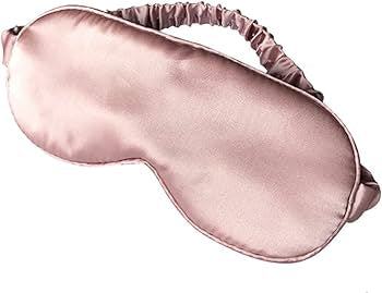 Problems Solved mulberry silk sleep mask with elastic band, soft eye mask ideal for sleeping, travel, and napping.