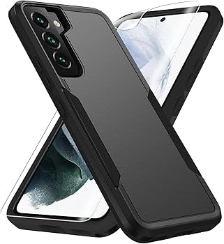 Samsung Galaxy S22 heavy-duty case by Problems Solved, military-grade drop tested, rugged protective phone cover with reinforced edges.