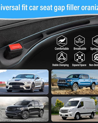 2PCS Vehicle Mounted Gap Leak Proof Filling Strip, Car Seat Gap Filler Organiser