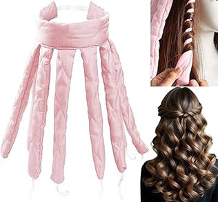 Heatless Curlers Headband, Octopus Hair Curler, Curler Overnight Curls Without Heat