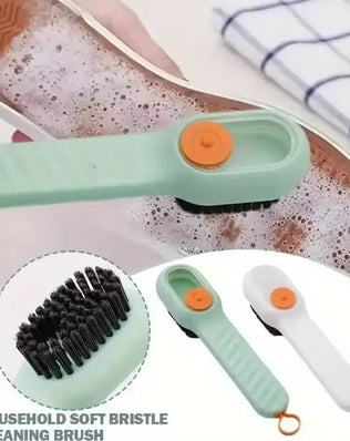 Soap Dispensing Cleaning Brush Soft Bristles 4PCS - Problems Solved