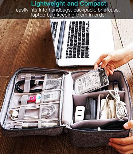 Travel Cable Organizer Bag, Electronics Accessories Organizer Bag, Universal Travel