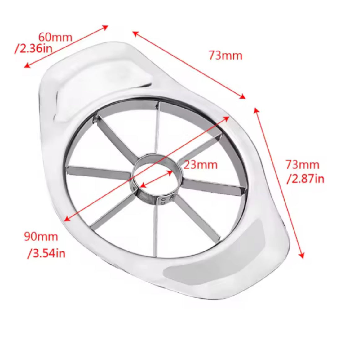 Stainless Steel Apple Cutter & Fruit Divider - Problems Solved