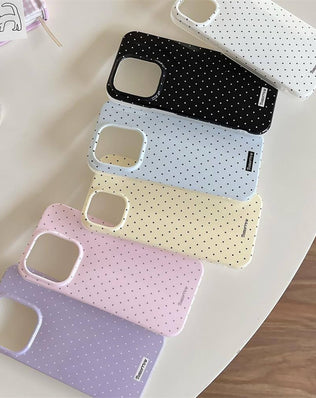 Reownest Case for iPhone 13 iPhone 14 with Cute Polka Dot Pattern Aesthetic Design