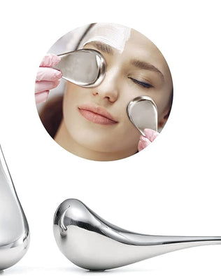 Cryo sticks, Stainless Steel Facial Massage, Ice Globes Cooling Roller Tool Cold