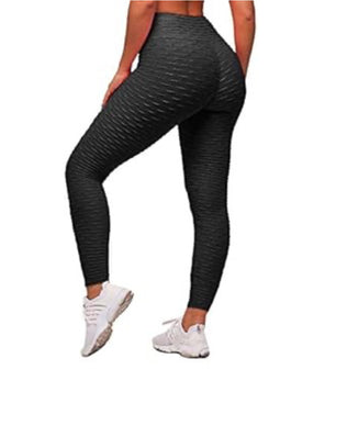 Women's Honeycomb Waffle Leggings by Problems Solved featuring high waist, ruched detailing, and a chic sport style with a flattering fit.