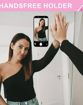 Problems Solved 3-piece silicone suction cup phone holder with double-sided design and 24 suction cups for secure attachment.