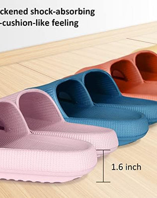 Cloud Shoes, Airfoot Slippers, Bathing Slippers, Rubber Non-Slip Mules, Open Toe Sandals