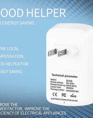 Pro Electricity Saving Box 90V-250V EU Plug Home Office Power Saver