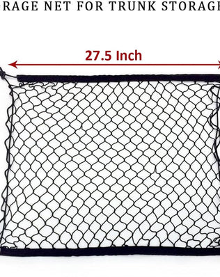 Car Cargo Net, Adjustable Elastic Organizer, Nylon Trunk Storage Net
