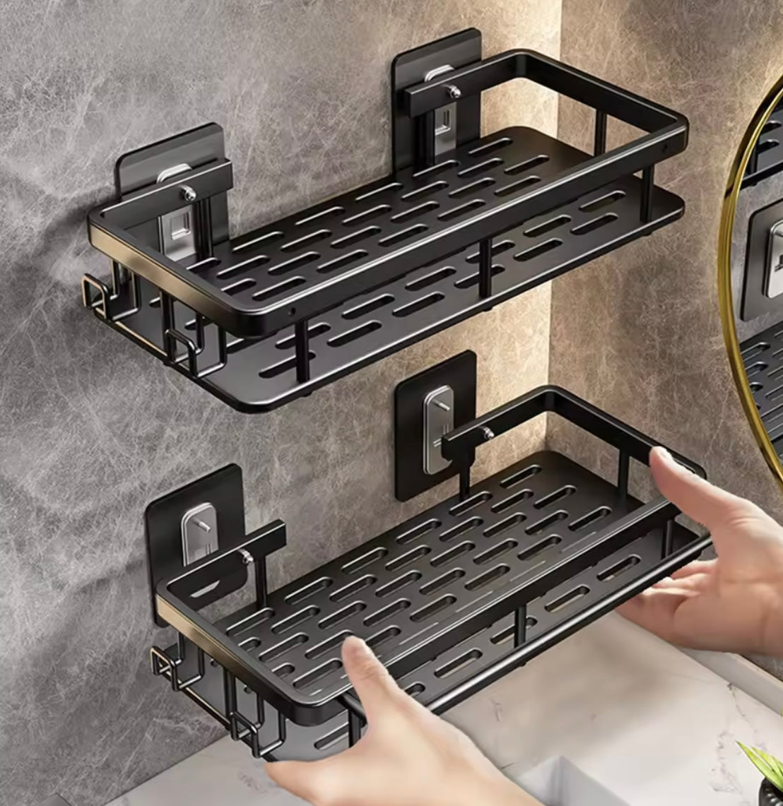 Bathroom Shelf for Shower & Toilet Storage - Problems Solved