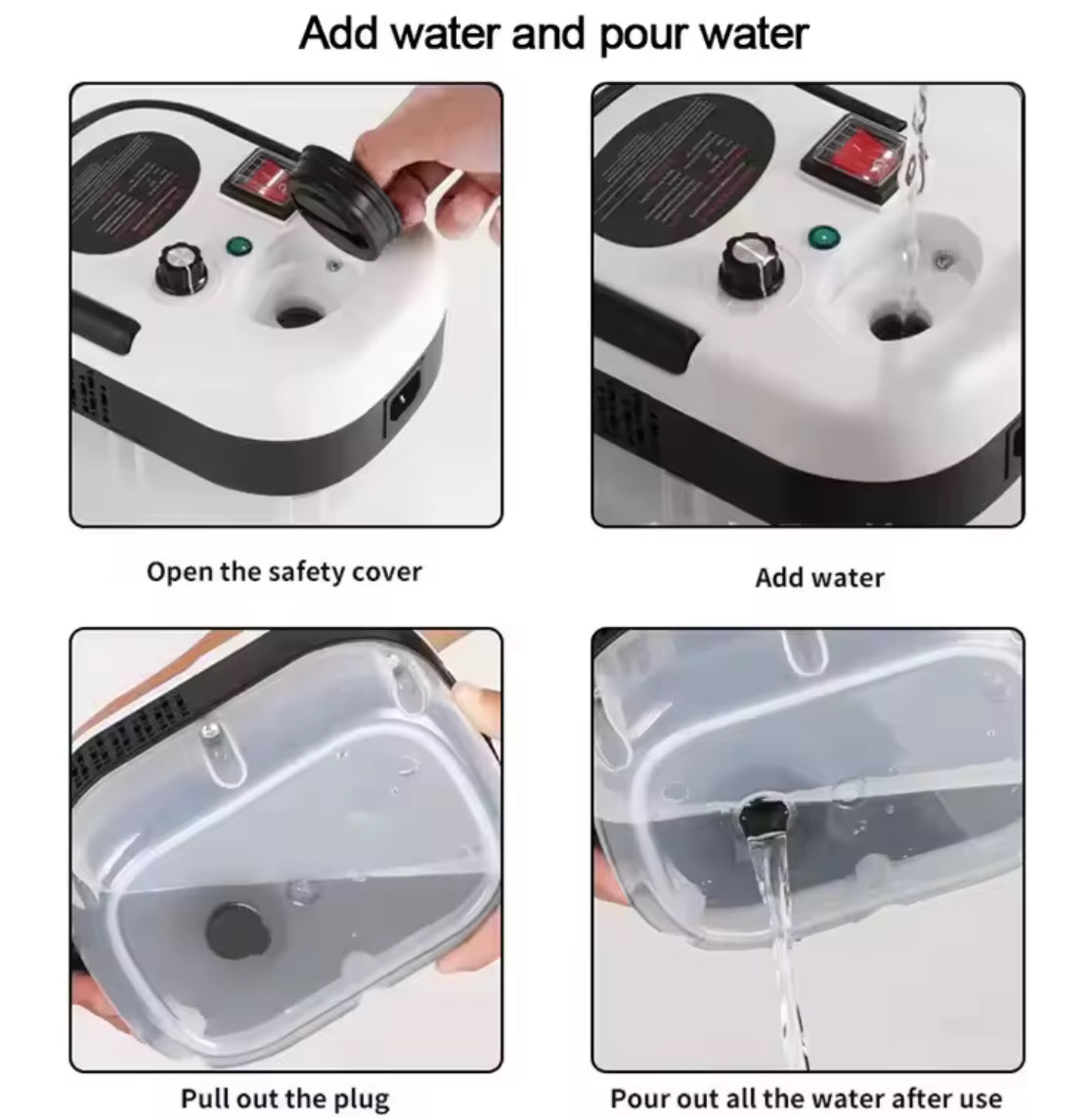 Portable Handheld Steam Cleaner High Temperature Pressurized Cleaning Machine - Problems Solved