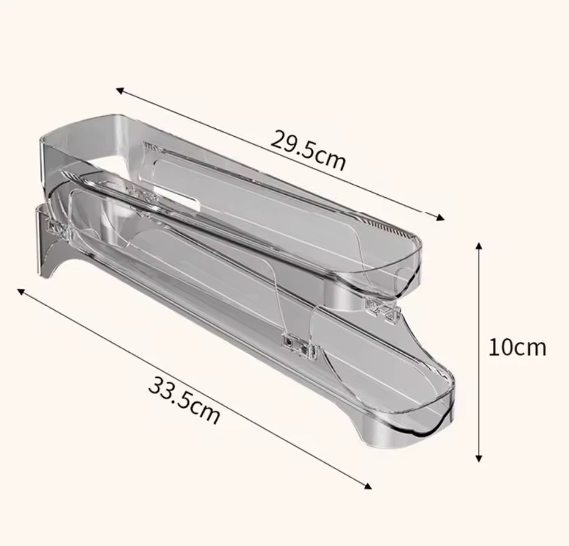 Bilayer Fridge Egg Storage Box Automatic Rolling Eggs Holder Rack - Problems Solved