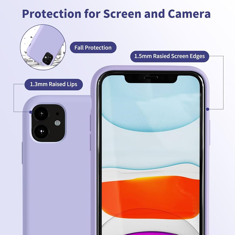 Silicone Case iPhone 11 Case Soft Ultra Slim Protective Shockproof Liquid Case