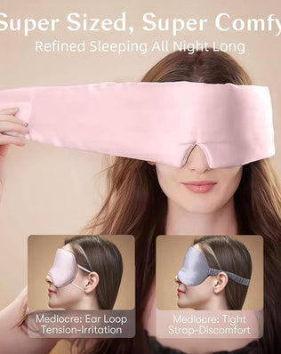Silk Sleep Mask for Women Men, Mulberry Silk Eye Sleeping Mask