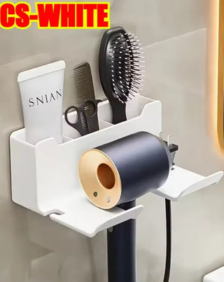 Wall-Mounted Hair Dryer & Styling Tool Holder - Problems Solved