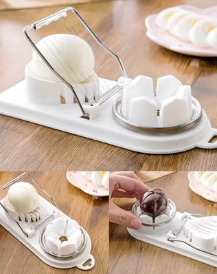 2-in-1 Stainless Steel Egg Cutting Tool - Problems Solved