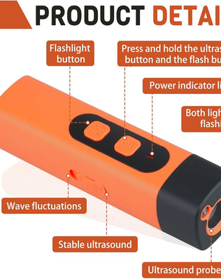 Anti Barking Device for Dogs, Bark Shield Repeller 3 Modes, Ultrasonic Dog Barking