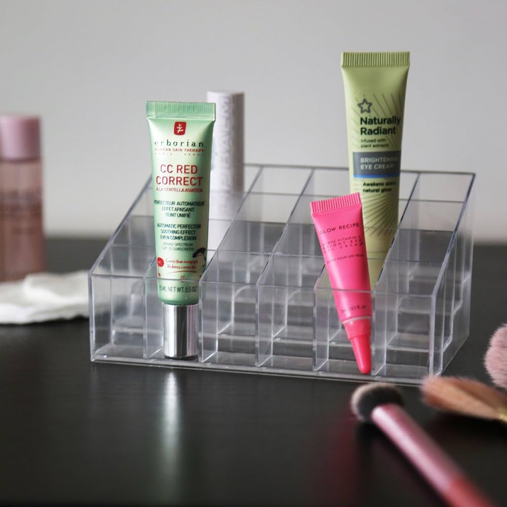 Makeup Lipstick Cosmetic Display Stand, Rack Holder, Organiser, Lip Gloss Storage