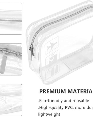 Clear Travel Toiletry Bag Tsa Approved Quart Size Travel Bag Clear Airport Carry On Liquid