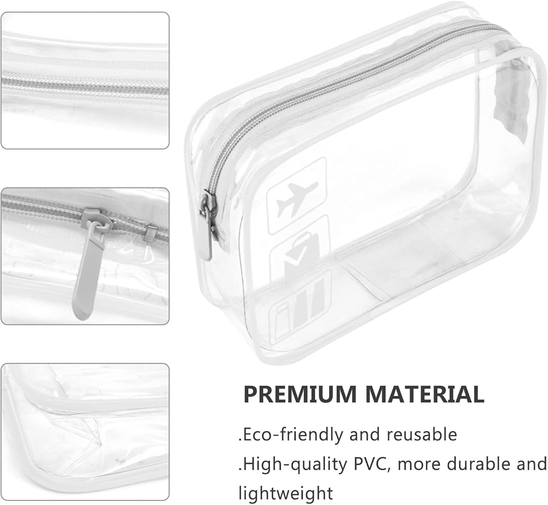 Clear Travel Toiletry Bag Tsa Approved Quart Size Travel Bag Clear Airport Carry On Liquid