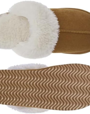 Women's Fuzzy Memory Foam Slippers Fluffy Winter House Shoes Indoor and Outdoor