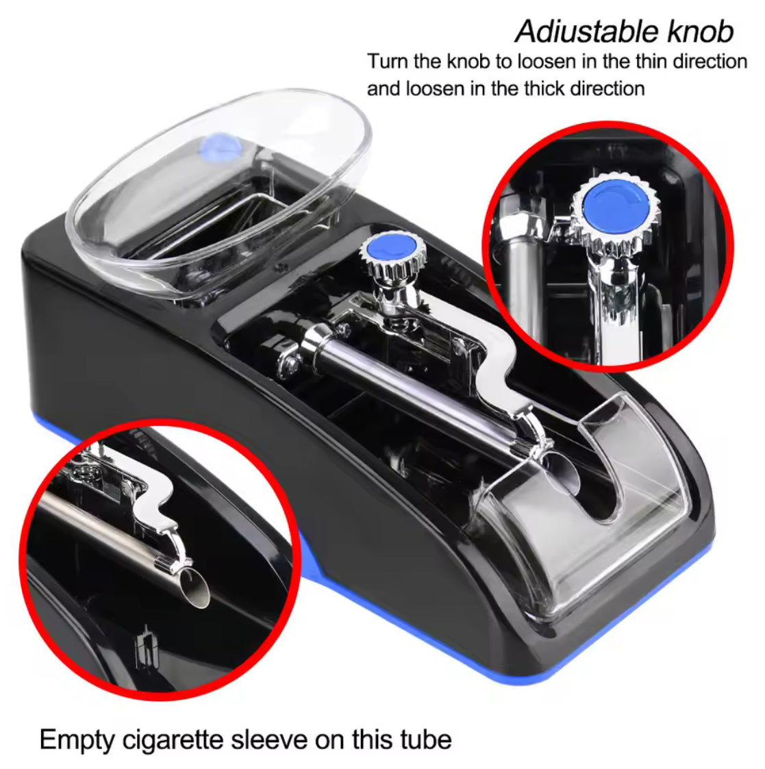 Electric Automatic Cigarette Roller & Injector - Problems Solved