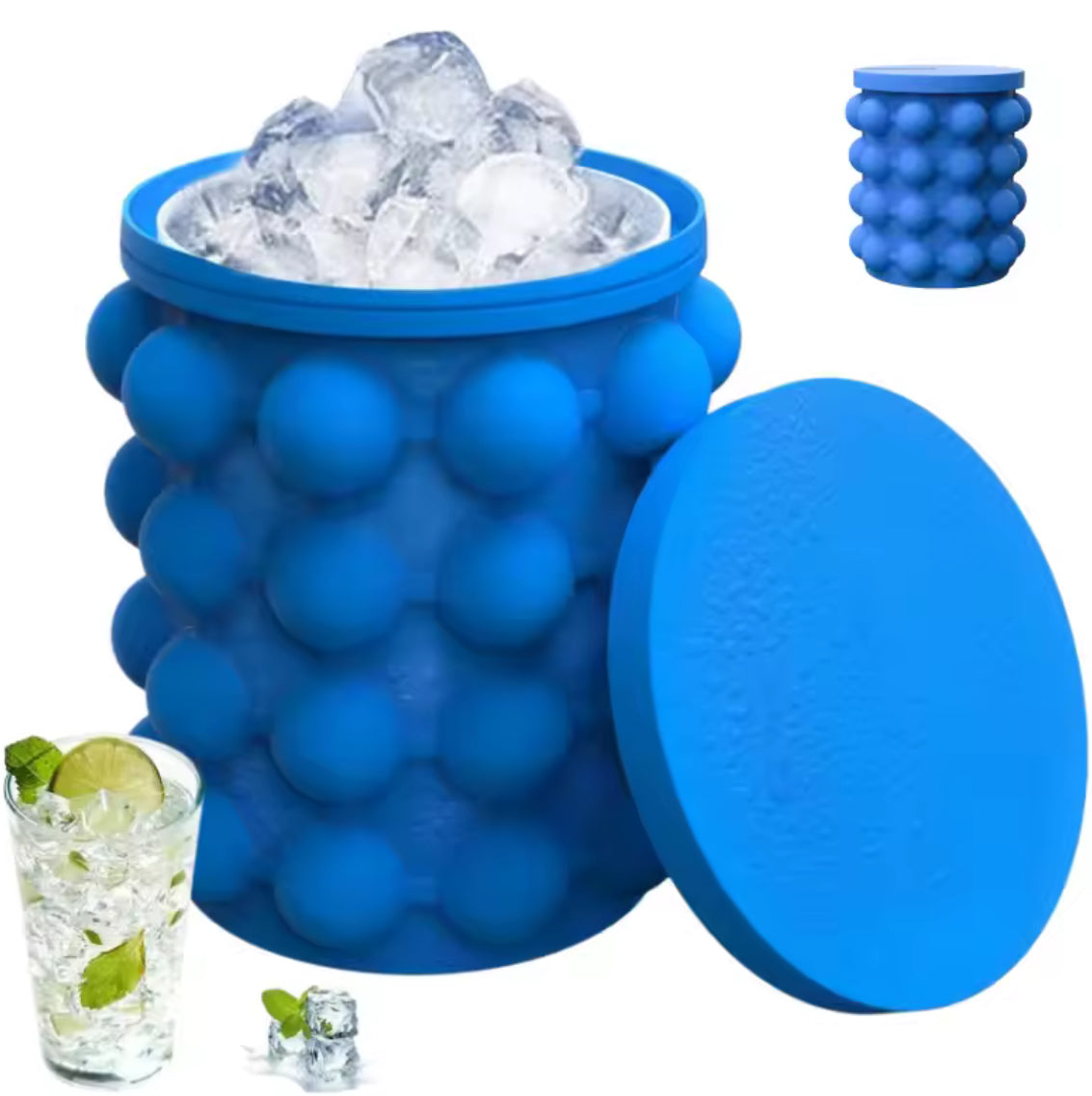Ice Cube Maker Portable Bucket Wine Ice Cooler Beer Cabinet - Problems Solved