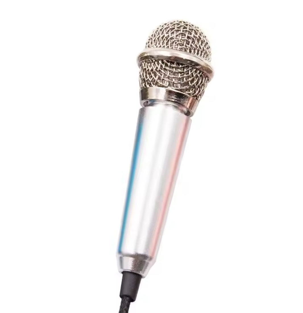 Problems Solved handheld mini stereo microphone with 3.5mm jack for portable studio and speech recording.