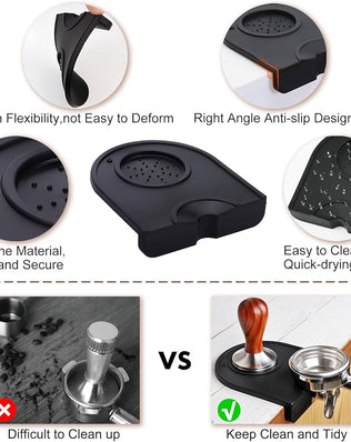 Problems Solved coffee knock box for espresso machine, stainless steel coffee bin for disposing used coffee grounds.