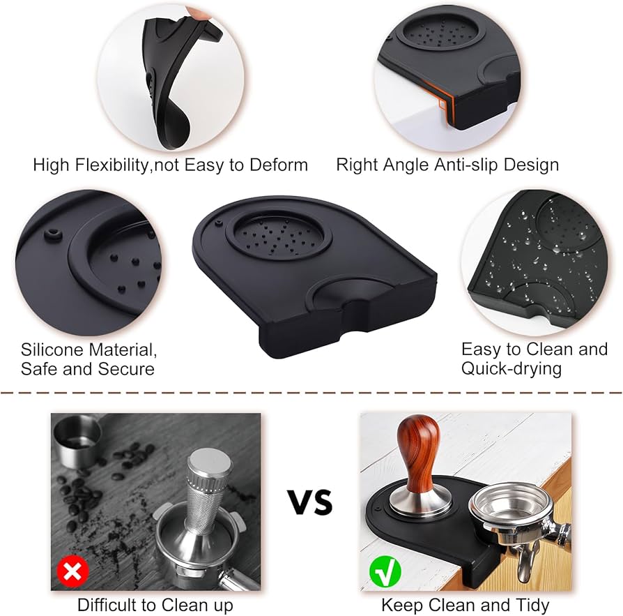 Problems Solved coffee knock box for espresso machine, stainless steel coffee bin for disposing used coffee grounds.