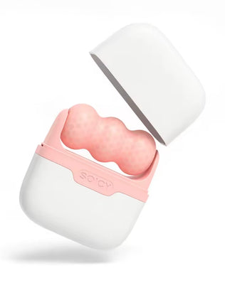 Problems Solved ice roller for face and eyes, facial skin care tool with dual face roller and travel case, cooling and soothing massage device