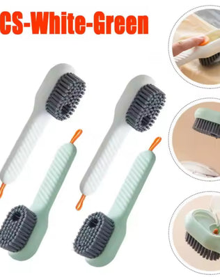 Soap Dispensing Cleaning Brush Soft Bristles 4PCS - Problems Solved