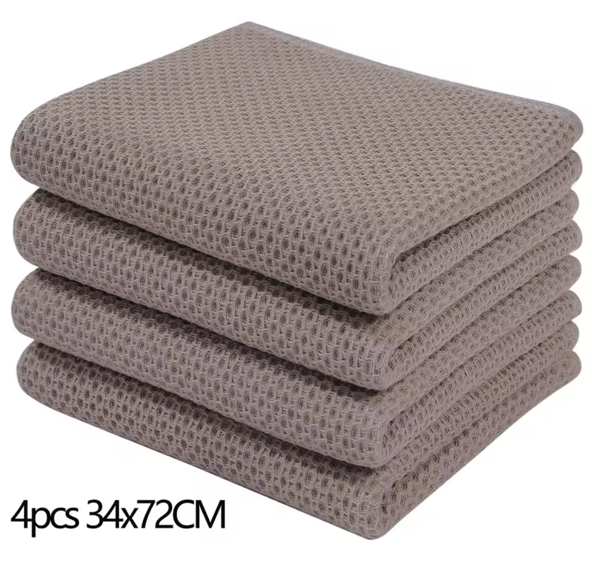 Set of 6 Problems Solved No Trace Absorbent Dish Rags for kitchen cleaning and drying, featuring soft, lint-free cloths.