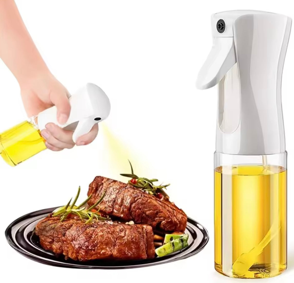 Oil Spray Bottle for Cooking & BBQ 200ml/300ml/500ml - Problems Solved