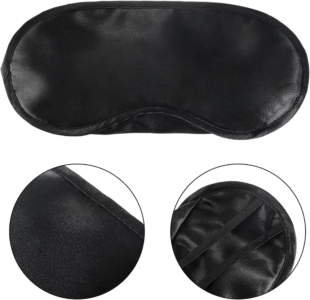 Pack of 10 Eye Mask Eye Visor Blanket Sleeping Mask Travel Sleep Cover with Nose Cushion