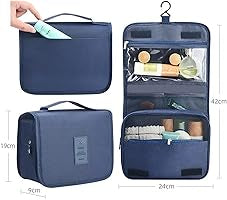 Travel Toiletry Bag, Hanging Toiletries Wash Bag Makeup Cosmetic Organizer Bags
