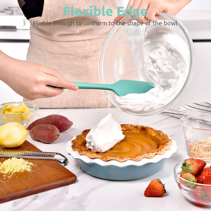 Heat Resistant Large Silicone Spatula 315°C Heat Proof Non-Stick Flexible Seamless Scraper