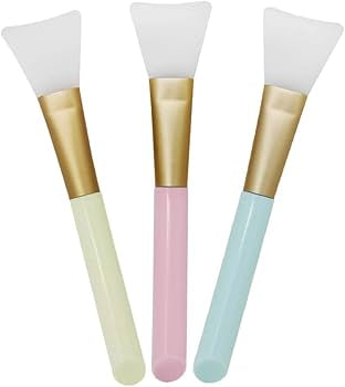 3 Pack Silicone Face Mask Makeup Brushes, Facial Mask Brush Skin Care Beauty Tool