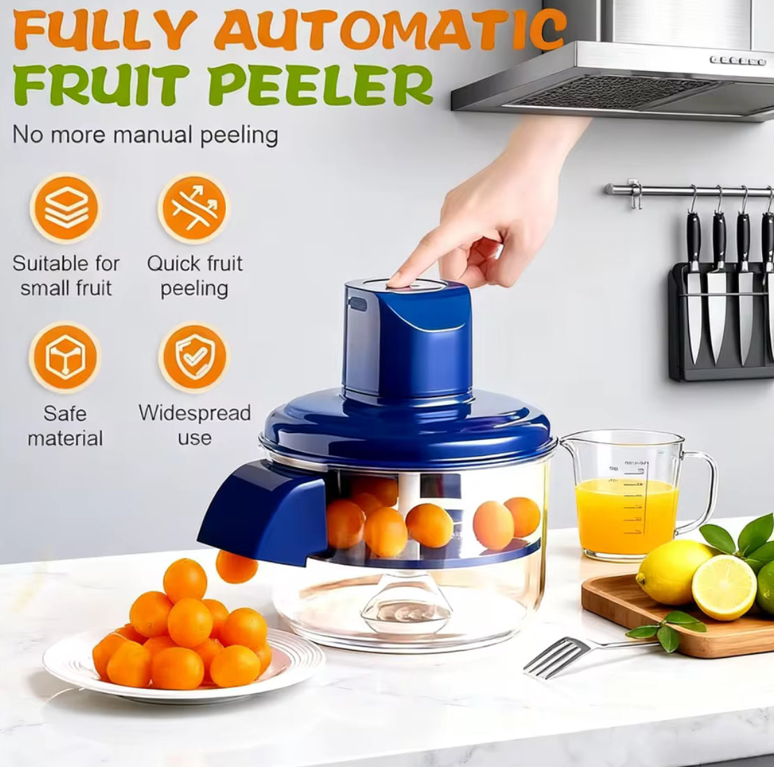 Rechargeable Electric Peeler for Fruits and Vegetables - Problems Solved